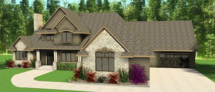 Jeremy Voigt Construction custom home designer and general contractor Wausau area Parade of Homes 2017 rendering