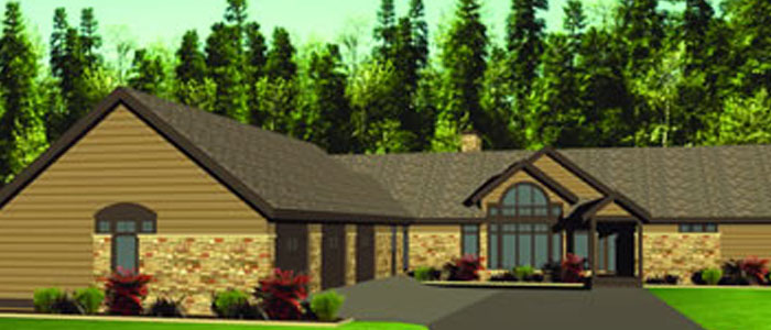 Jeremy Voigt Construction custom home designer and general contractor Wausau area Parade of Homes 2018 rendering